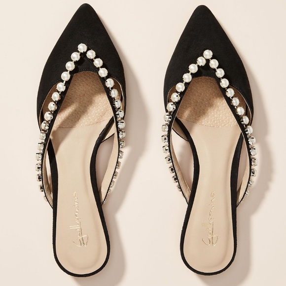 Anthropologie Shoes - Anthropologie Guilhermina Embellished Slides